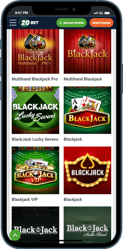 20bet casino juegos de mesa