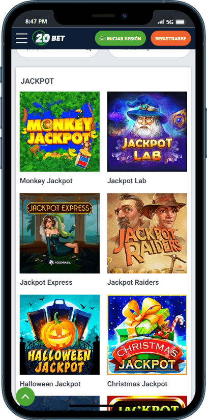 20bet casino tragamonedas