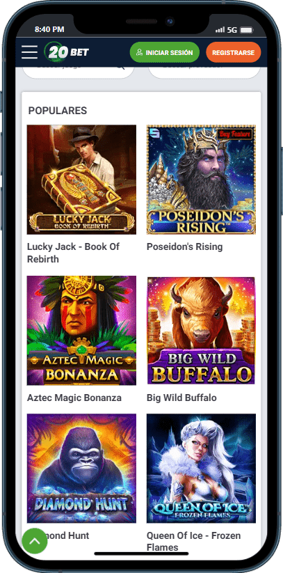 20bet casino tragamonedas