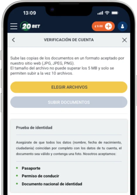 Verificación de la cuenta